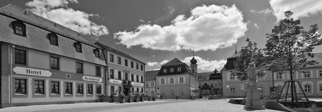 Hotel Krone-Post Werneck Exterior foto